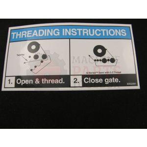 Lantech - Label Instruction 'Threading Q Semiautomatic - 30022981
